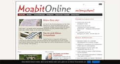 Desktop Screenshot of moabitonline.de