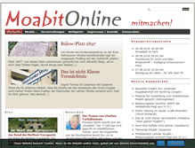 Tablet Screenshot of moabitonline.de